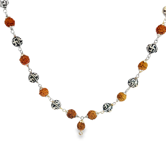 Artisan Crafted Beaded Statement Necklace
