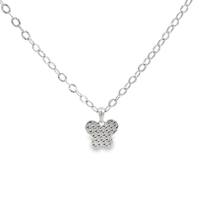 Sterling Silver Butterfly Pendant Necklace