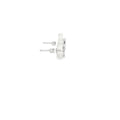 Square Princess-Cut Diamond Stud Earrings in White Gold