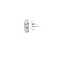 Square Brilliant-Cut Diamond Stud Earrings in 14K White Gold