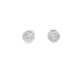 925 Silver Classic Round Solitaire Stud Earrings