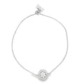 Elegant Round Brilliant Cut Diamond Tennis Bracelet in White Gold