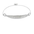 Elegant Round Brilliant Diamond White Gold Chain Bracelet