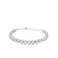 Classic Brilliant Cut Diamond Tennis Bracelet in 18K White Gold