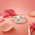 925 Sterling Silver Freshwater Pearl Bow Ring