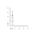 925 Sterling Silver Pearl & Geometric Drop Earrings with Cubic Zirconia