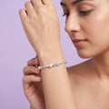 The Contemporary Etched Spindle Snake Chain Kada