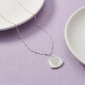 925 Silver Textured Triangle Pendant Necklace & Earrings Set – Minimalist Geometric Jewelry for Women