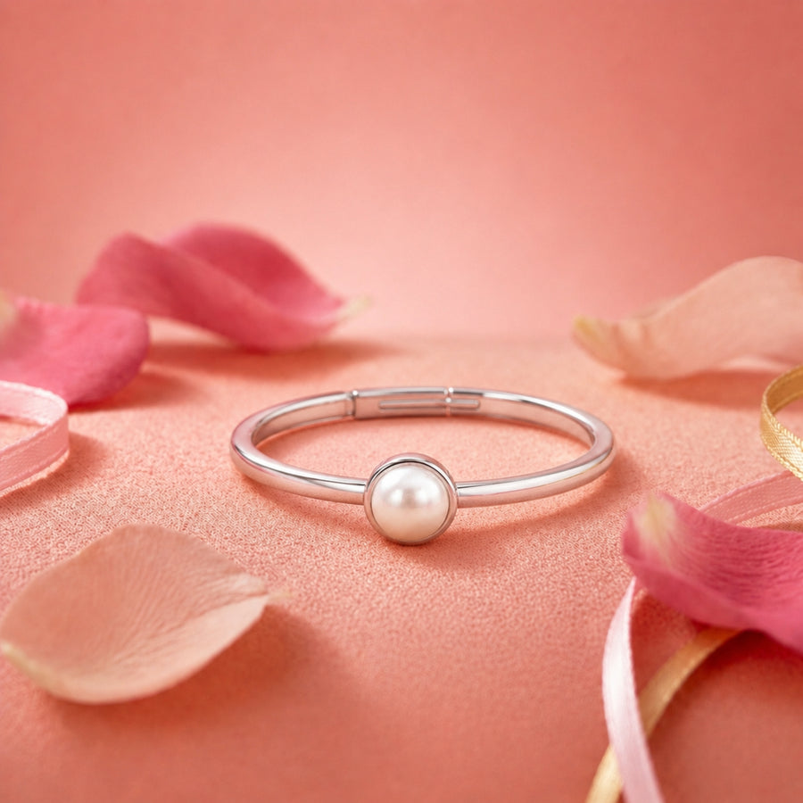 925 Sterling Silver Classic Freshwater Pearl Ring