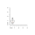 925 Sterling Silver Heart Pearl Pendant – CZ Heart Pearl Charm | Elegant Romantic Jewelry