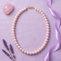 Elegant 20-Inch White Button Freshwater Pearl Necklace