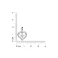 925 Sterling Silver Royal Heart CZ Pendant