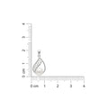 925 Sterling Silver Pearl Teardrop Pendant – Elegant Openwork Pearl Charm