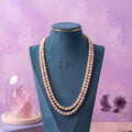 Freshwater Shaded Pearl Double-Strand Necklace – 4–5mm Kalgi Pearls, 22-Inch Necklace