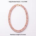 Freshwater Shaded Pearl Double-Strand Necklace – 4–5mm Kalgi Pearls, 22-Inch Necklace