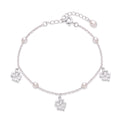 Clover Pearl Bracelet | 925 Sterling Silver Freshwater Pearl Bracelet