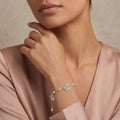 Clover Pearl Bracelet | 925 Sterling Silver Freshwater Pearl Bracelet