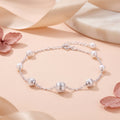 925 Silver Celestial Glow Pearl Bracelet