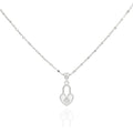 925 Silver Heart Lock Pendant Necklace – Minimalist Love Charm Jewelry