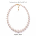 Graduated Freshwater White Pearl Necklace