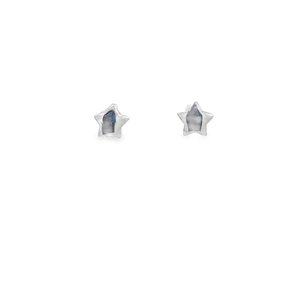 925 Sterling Silver Minimalist Star Stud Earrings