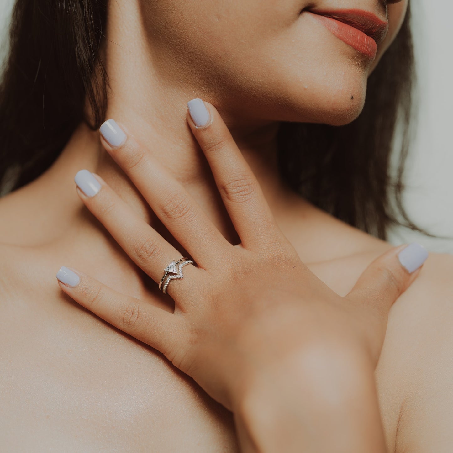 Silver Layered Cupid Arrow Ring