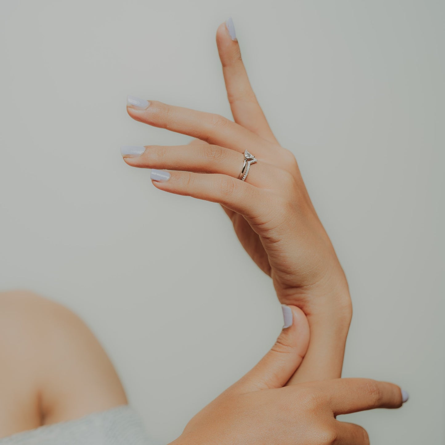 Silver Layered Cupid Arrow Ring