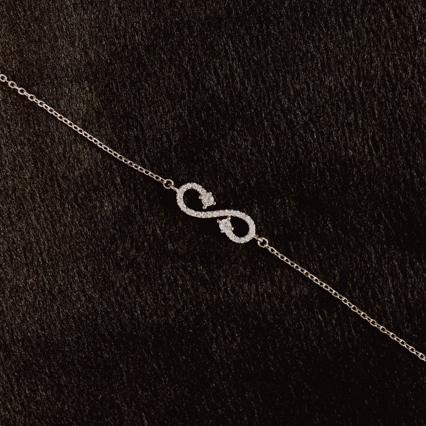 Silver Infinite Sparkle Bracelet