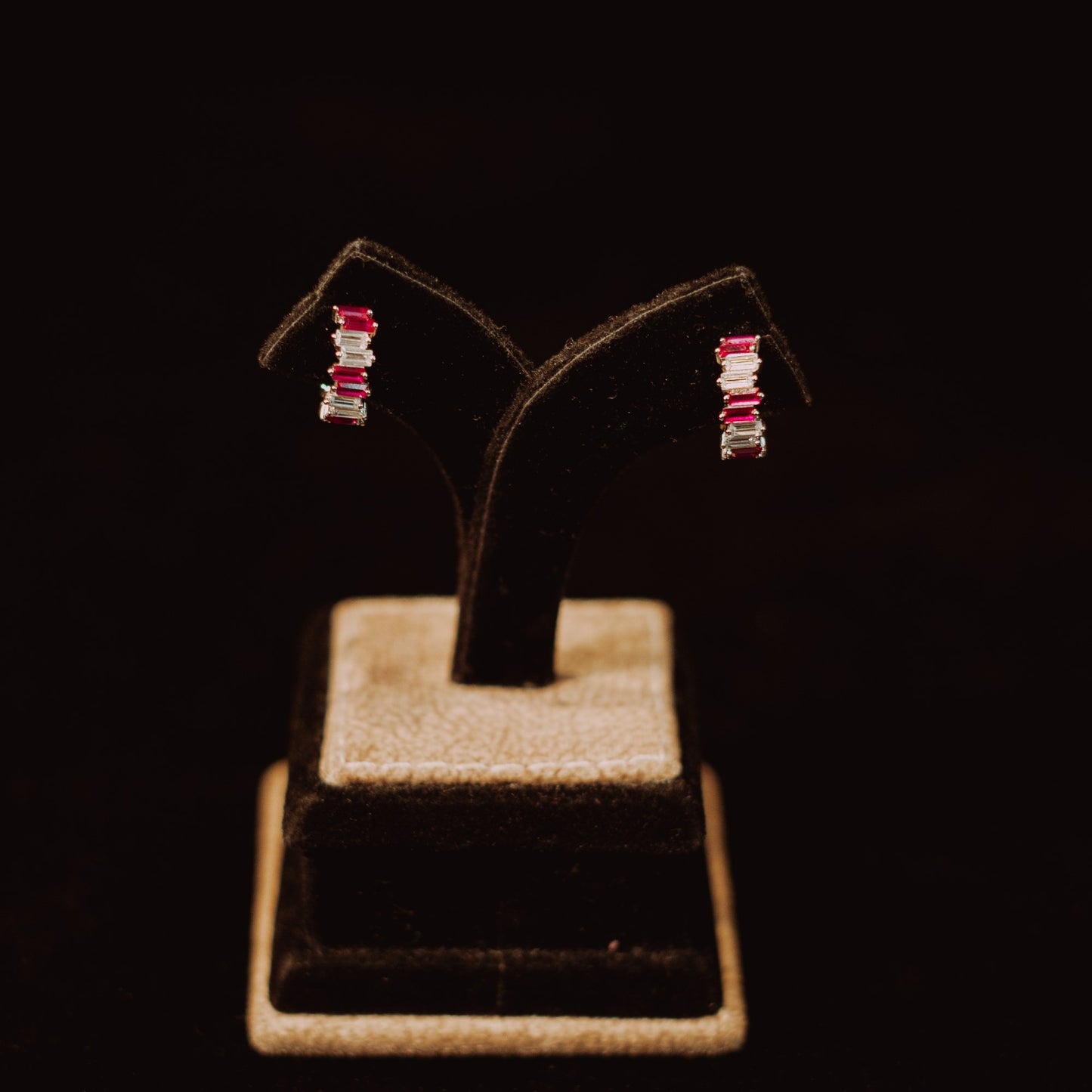 Silver tourmaline beads Earrings