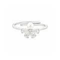 925 Sterling Silver Freshwater Pearl Bow Ring