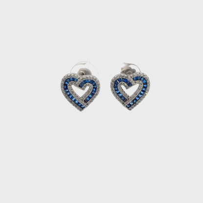 Elegant Heart-Shaped Earrings