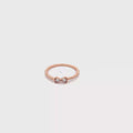Elegant Rose Gold Bow Ring