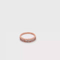 Elegant Rose Gold Diamond Ring
