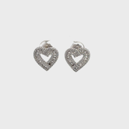 Elegant Heart-Shaped Earrings