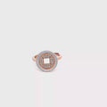Elegant Rose Gold Ring MOP
