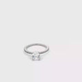 Elegant Silver Oval Ring