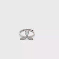 Elegant Rose Gold Whale Tail Ring